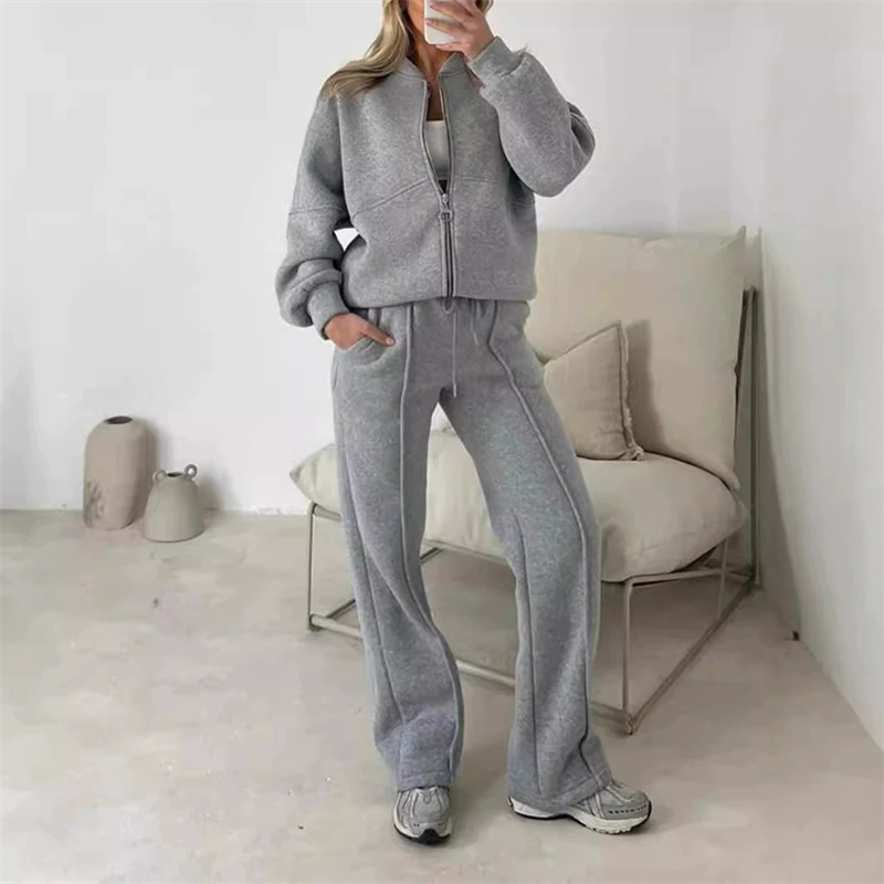 Wide Leg Trouser 70S - 2025 البلوز قطعتين دعوى المرأة مجموعات