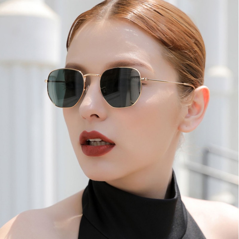 Vintage Fashion Images - نظارات شمسية دائرية بأسلوب البانك للرجال،