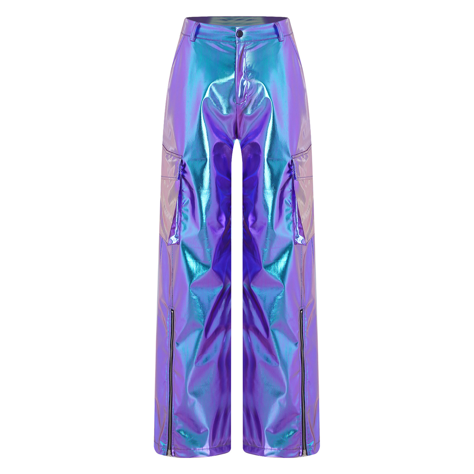 Wide Leg Trouser 70S - بنطلون كارجو للبالغين بتصميم ديسكو السبعينات،
