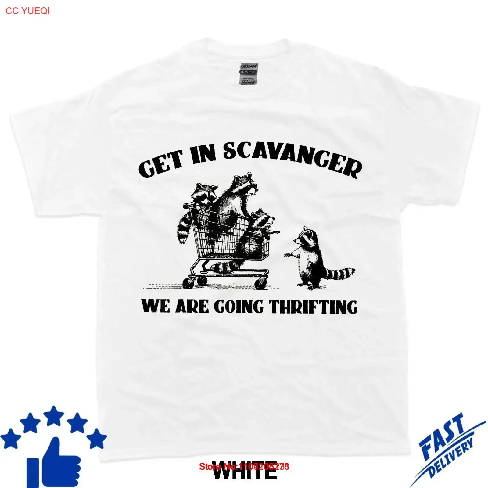 تي شيرت Get In Scavenger We're - مراجعة Thrift Vintage Fashion Usa وسعره