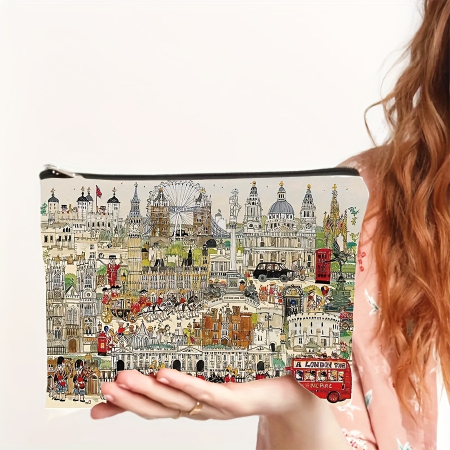 حقيبة مستحضرات تجميل بتصميم خط - مراجعة Vintage Fashion London وسعره