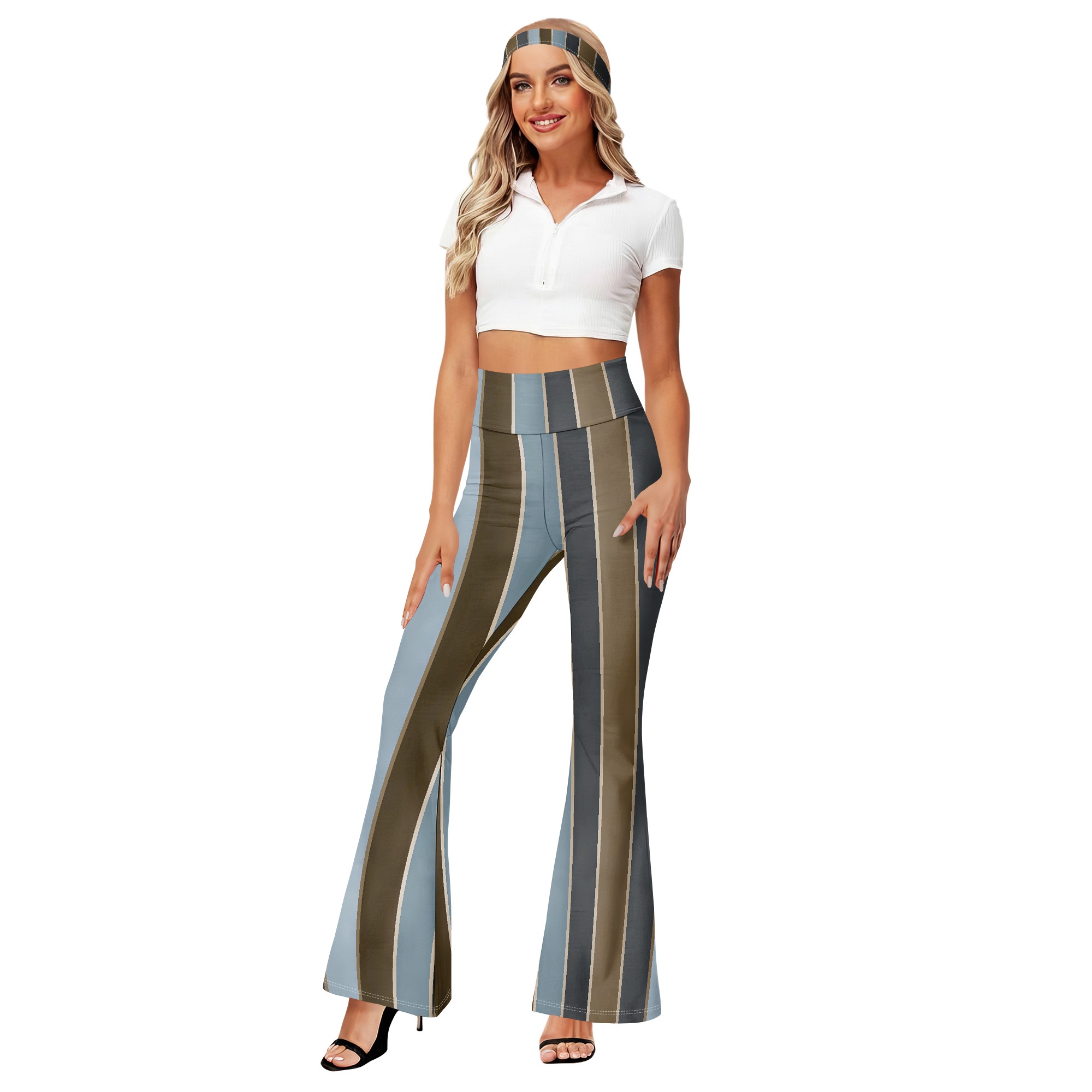 بنطلون واسع الأرجل بخصر مرتفع  - مراجعة Wide Leg Trouser 70S وسعره