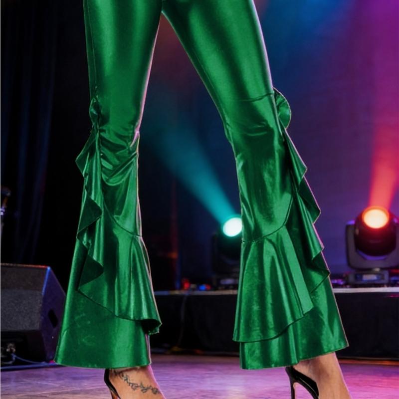بنطلون نسائي للنوادي والحفلات  - مراجعة Wide Leg Trouser 70S وسعره