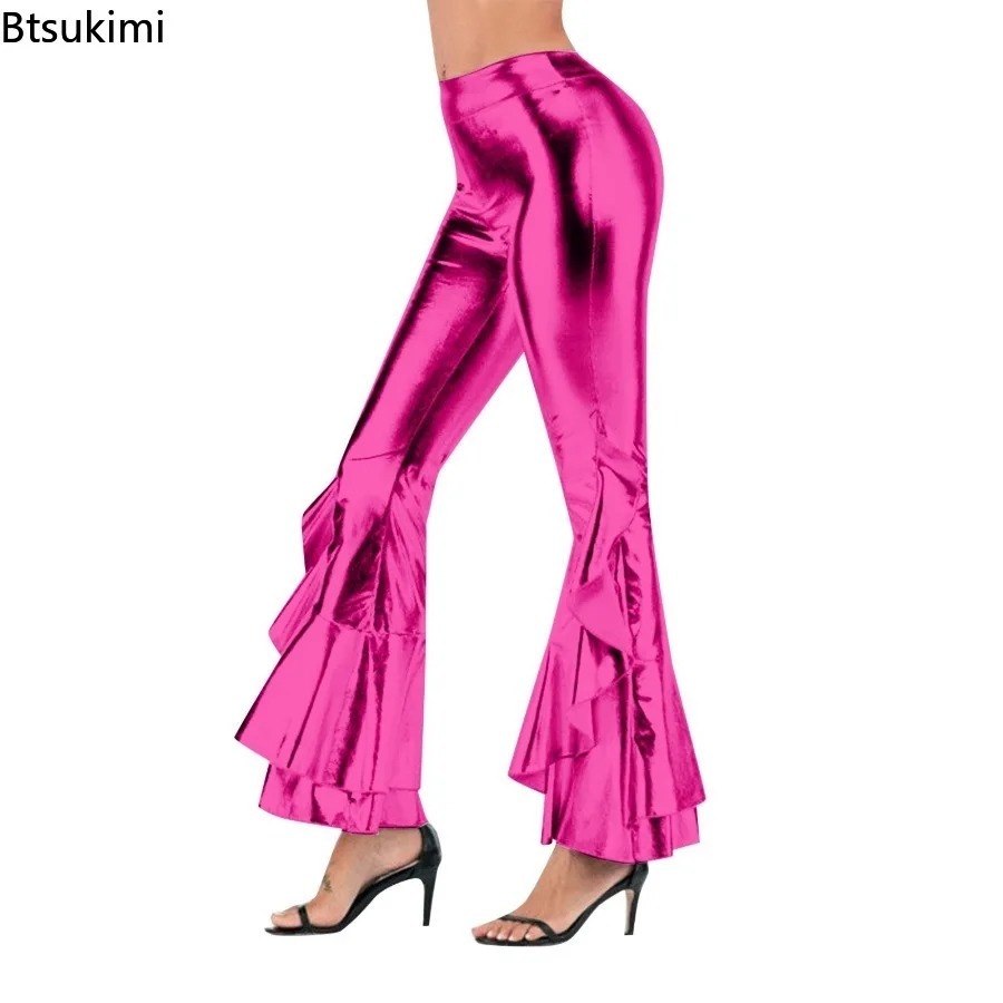 بنطلون نسائي لامع واسع الساق ب - مراجعة Wide Leg Trouser 70S وسعره