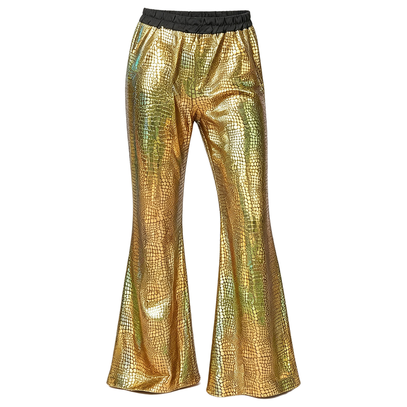 بنطلون رجالي لامع على طراز الس - مراجعة Wide Leg Trouser 70S وسعره