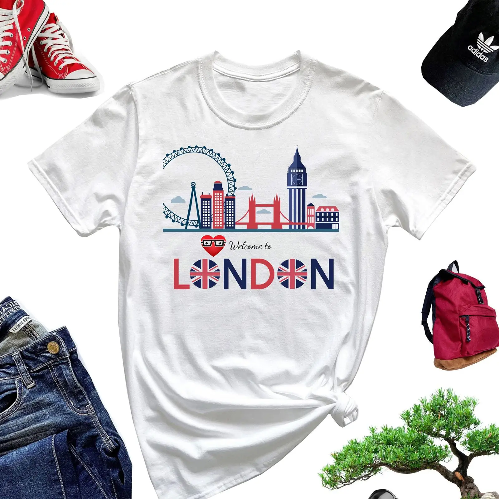 تي شيرت ويلكوم تو لندن تي شيرت - مراجعة Vintage Fashion London وسعره