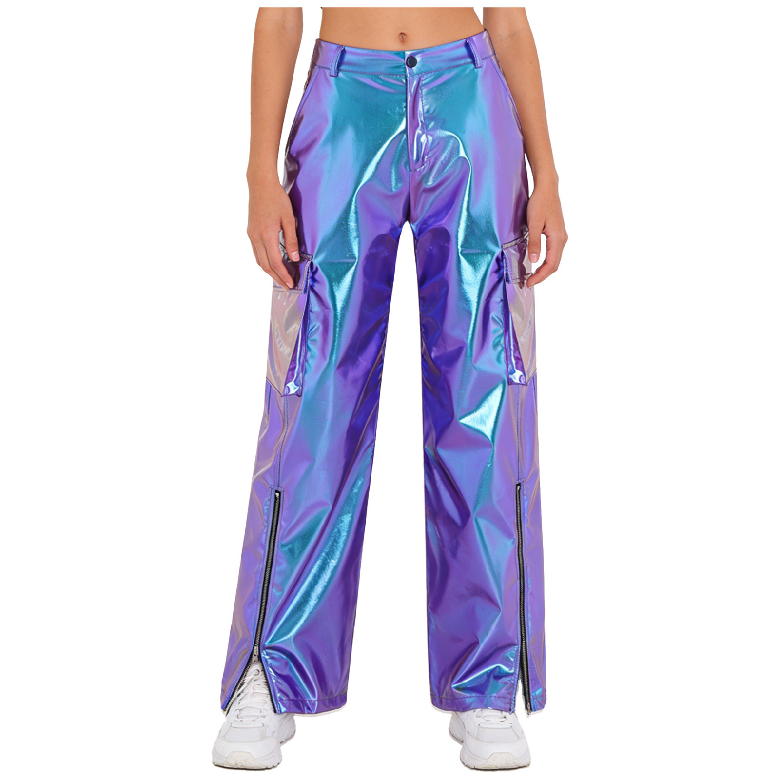 بنطلون كارجو للبالغين بتصميم د - مراجعة Wide Leg Trouser 70S وسعره